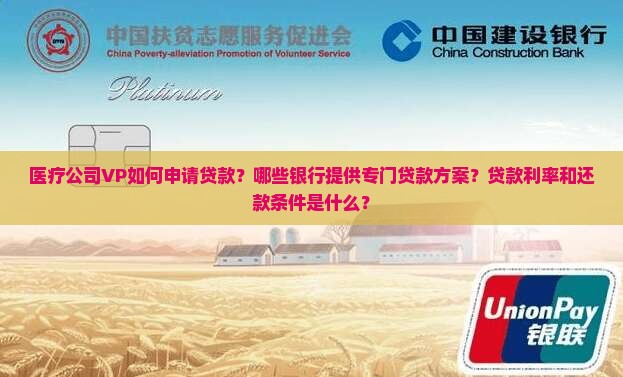 医疗公司VP如何申请贷款？哪些银行提供专门贷款方案？贷款利率和还款条件是什么？
