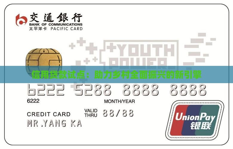 信用贷款试点：助力乡村全面振兴的新引擎