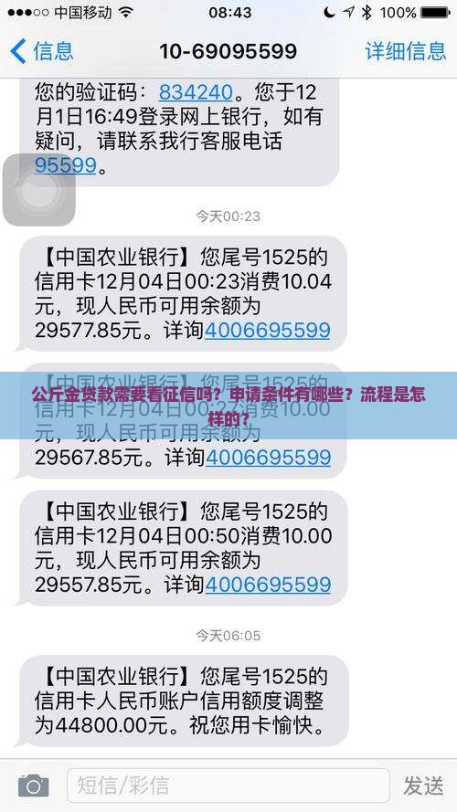 公斤金贷款需要看征信吗？申请条件有哪些？流程是怎样的？