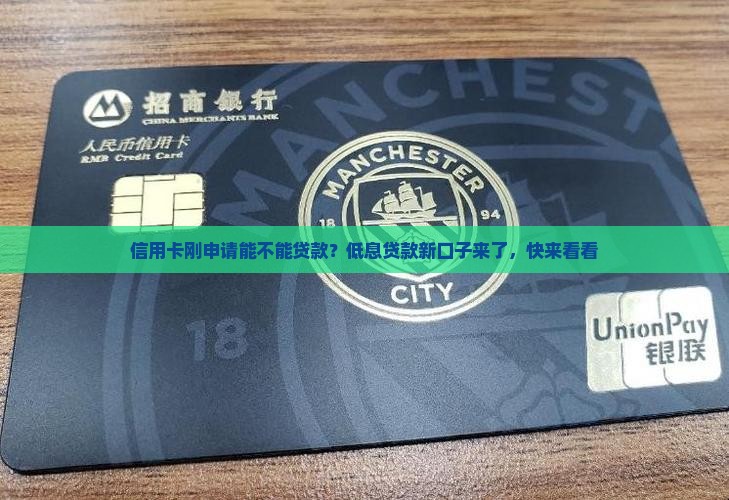 信用卡刚申请能不能贷款?低息贷款新口子来了,快来看看 信用卡刚申请能不能贷款?低息贷款新口子来了,快来看看