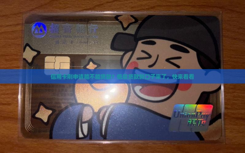 信用卡刚申请能不能贷款?低息贷款新口子来了,快来看看 信用卡刚申请能不能贷款?低息贷款新口子来了,快来看看