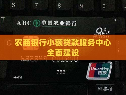 农商银行小额贷款服务中心全面建设