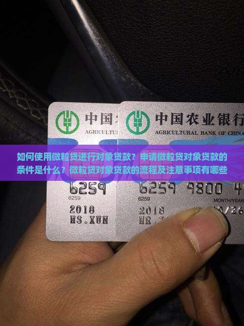 如何使用微粒贷进行对象贷款？申请微粒贷对象贷款的条件是什么？微粒贷对象贷款的流程及注意事项有哪些？