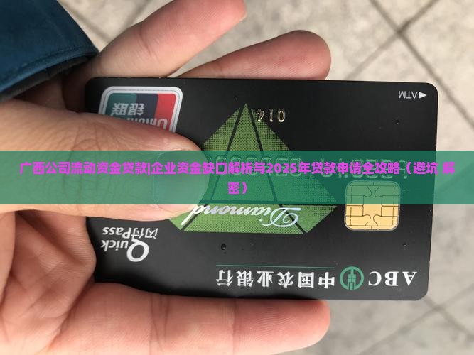 广西公司流动资金贷款