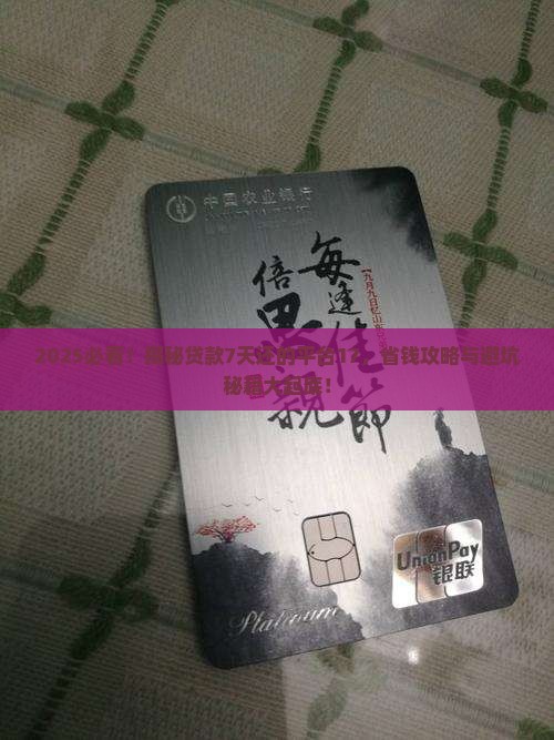贷款7天还的平台17