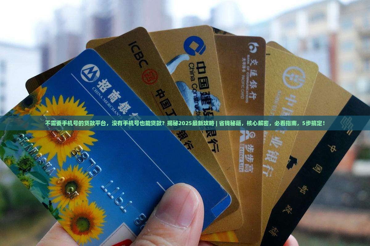 不需要手机号的贷款平台