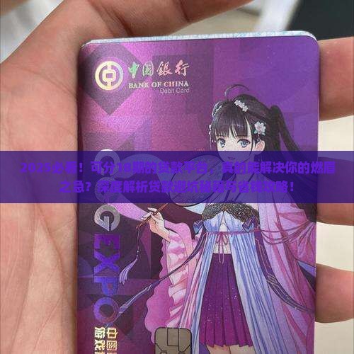 可分18期的贷款平台 可分18期的贷款平台