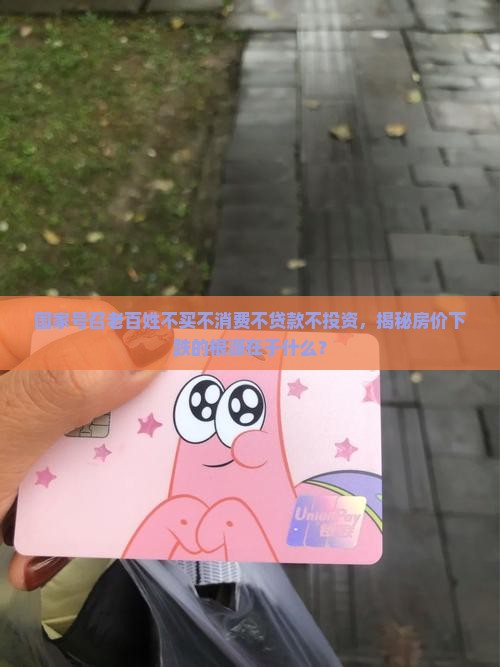 不消费不贷款不投资