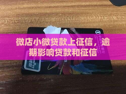微店小微贷款上征信