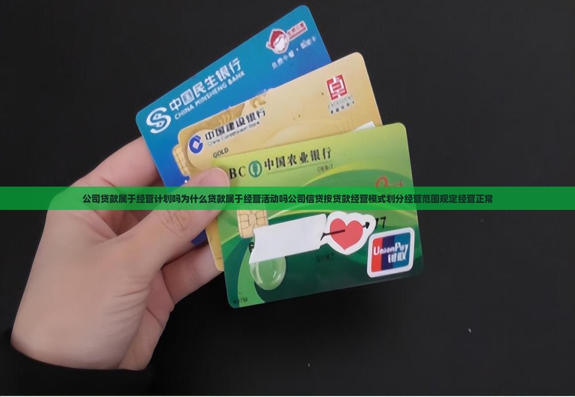 公司贷款属于经营计划吗