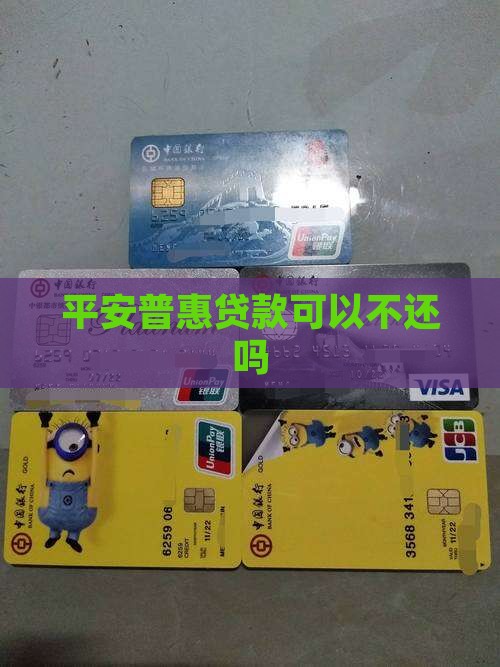 平安普惠贷款可以不换吗