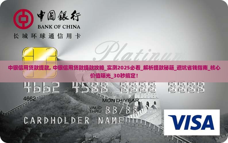 中银信用贷款提款