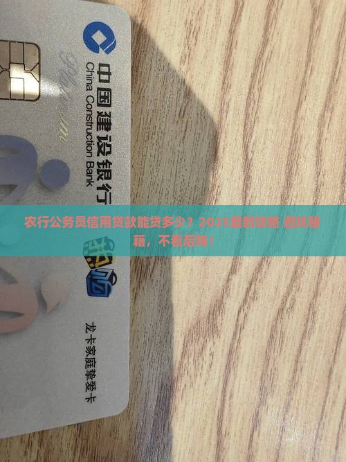 农行公务员信用贷款多少
