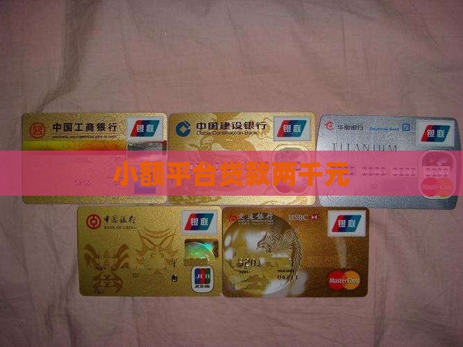 小额平台贷款两千