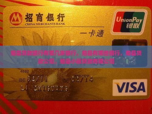 勉县贷款银行有哪几家银行