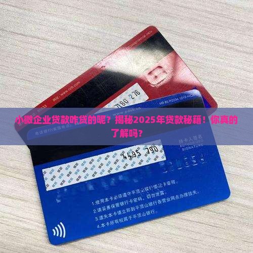 小微企业贷款咋贷的呢