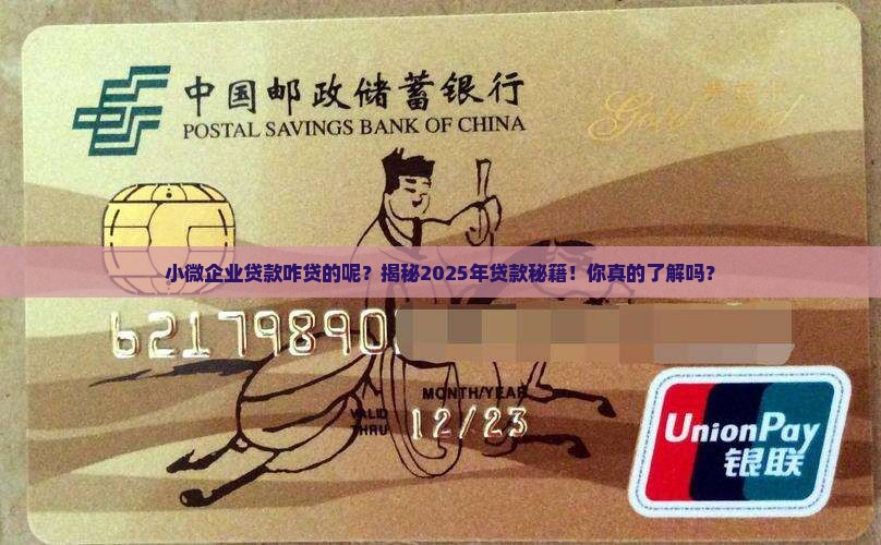 小微企业贷款咋贷的呢