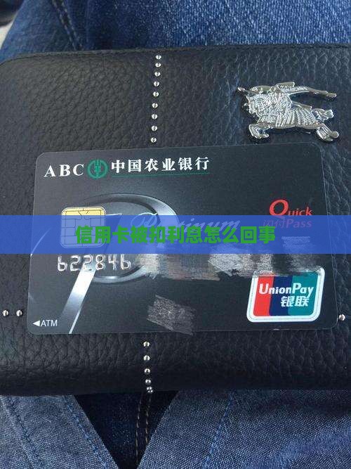信用卡被扣贷款利息