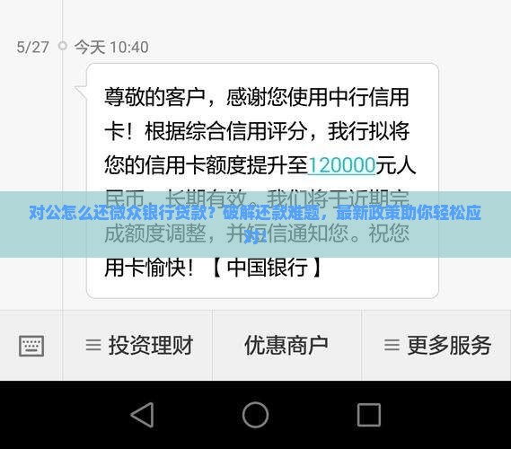 对公怎么还微众银行贷款