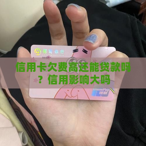 信用卡欠费高还能贷款吗