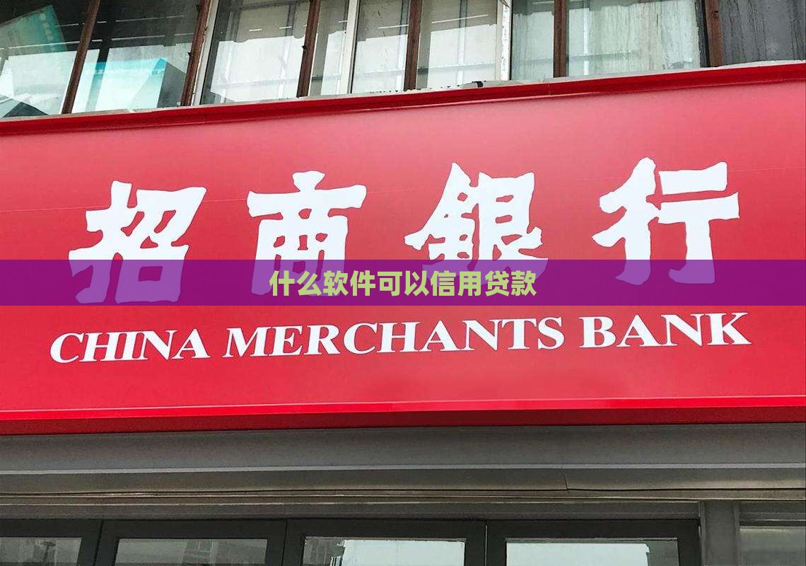 什么软件可以信用贷款