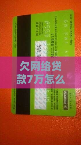 欠网络贷款7万怎么办啊