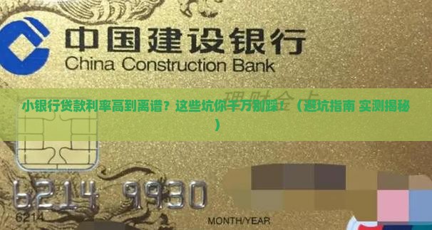 小银行贷款利率太高