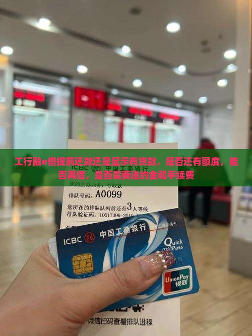 工行融e借提前还款还是显示有贷款