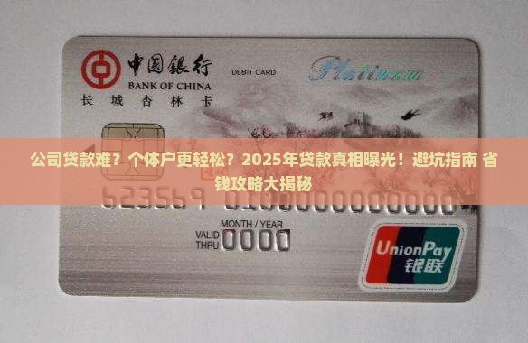 公司和个体哪个好贷款