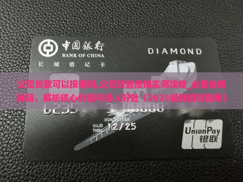 公司贷款可以按揭吗
