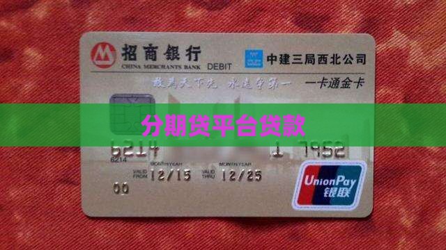 分期贷平台贷款