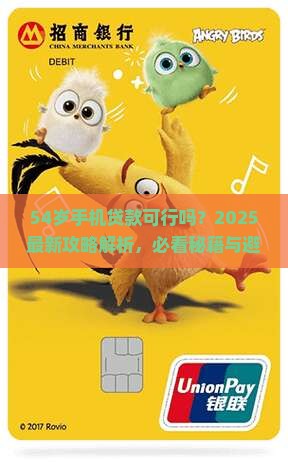 54岁可以手机贷款吗