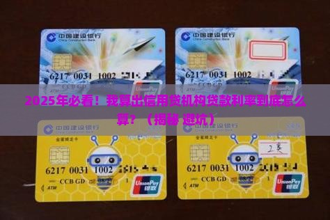 信用贷机构贷款利率怎么算