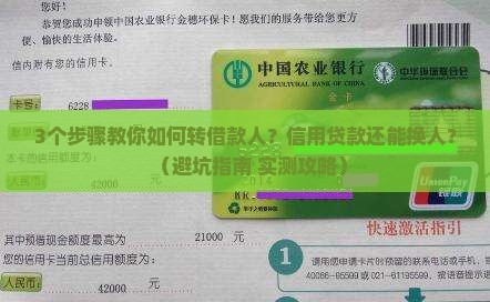 信用贷款能转借款人不