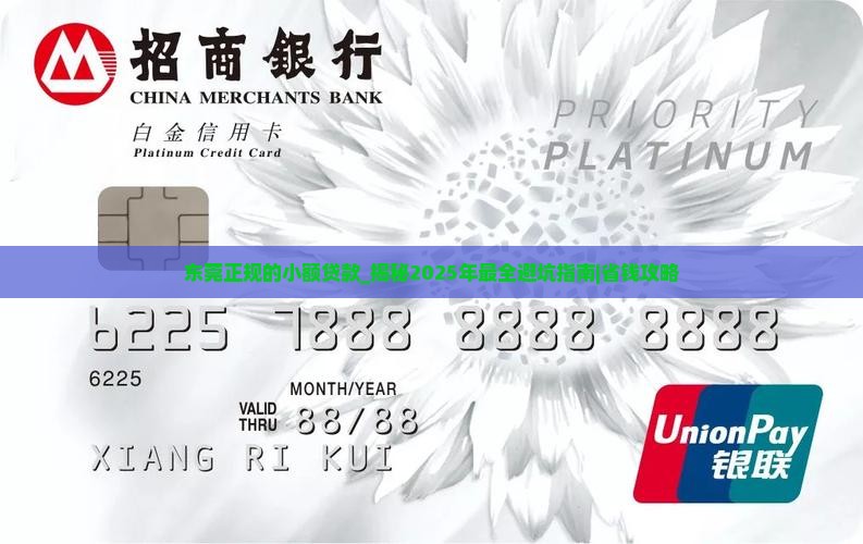 东莞正规的小额贷款