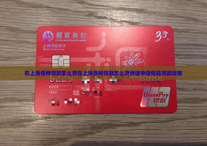 在上海各种贷款怎么贷