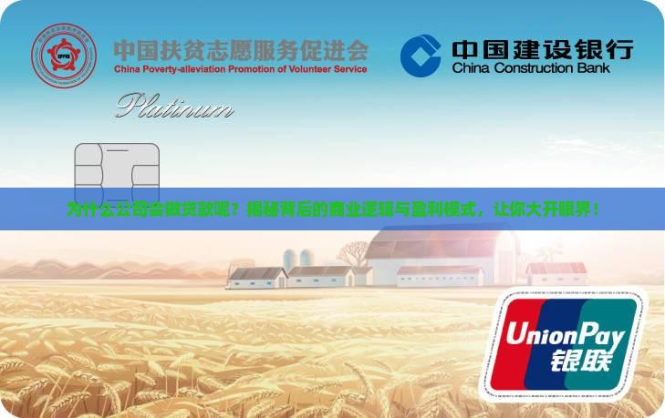 为什么公司会做贷款呢