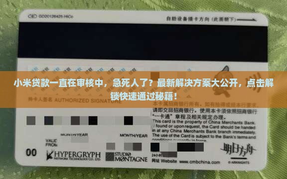 小米贷款一直在审核中