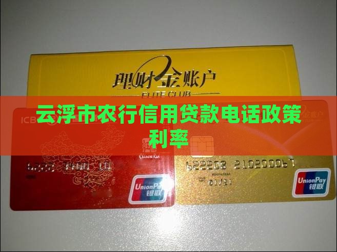 云浮市农行信用贷款