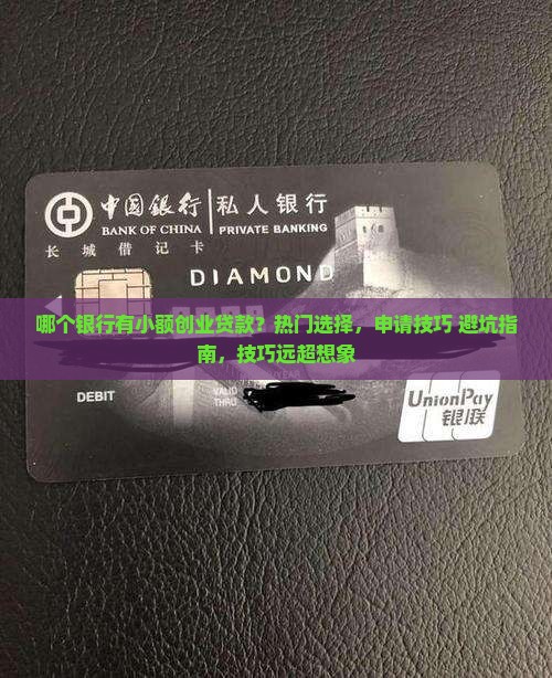 哪个银行有小额创业贷款