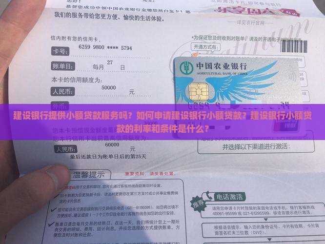 建设银行提供小额贷款服务吗？如何申请建设银行小额贷款？建设银行小额贷款的利率和条件是什么？