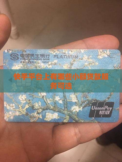 快手平台上有哪些小额贷款服务可选