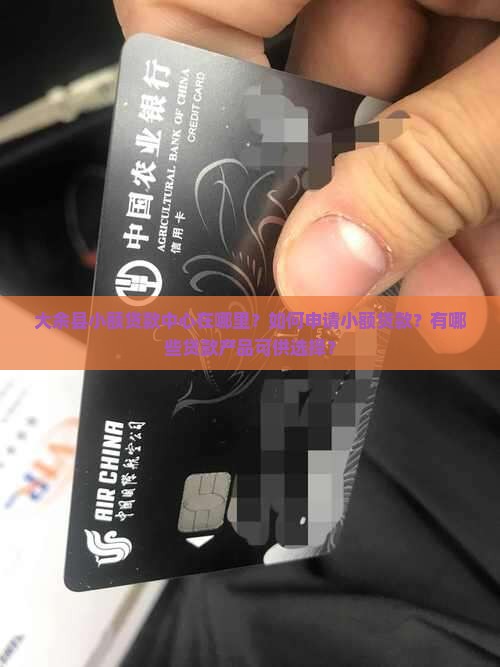 大余县小额贷款中心在哪里？如何申请小额贷款？有哪些贷款产品可供选择？