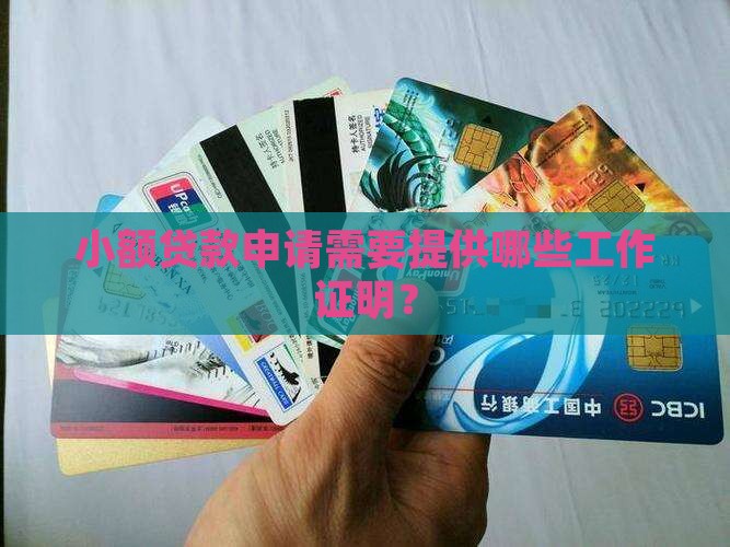 小额贷款申请需要提供哪些工作证明？