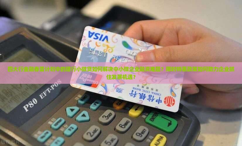 四大行金融春雷计划中的建行小微贷如何解决中小微企业融资难题？限时特惠政策如何助力企业抓住发展机遇？