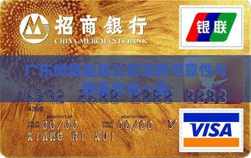 广东微银金服公司贷款可靠性与联系方式一览