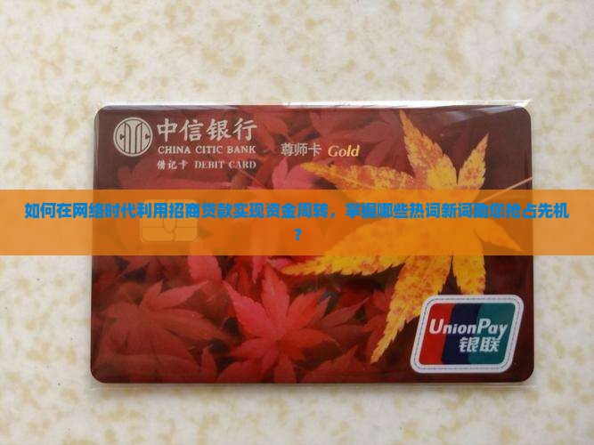 如何在网络时代利用招商贷款实现资金周转，掌握哪些热词新词助您抢占先机？