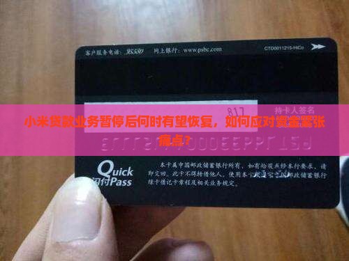 小米贷款业务暂停后何时有望恢复，如何应对资金紧张痛点？