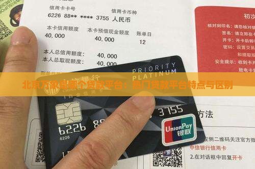 北京万象是哪个贷款平台：热门贷款平台特点与区别