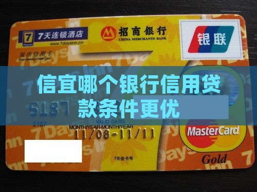 信宜哪个银行信用贷款条件更优